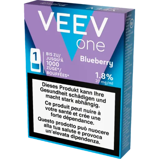 VEEV NOW Blueberry – 20 mg nicotine – 600 puffs