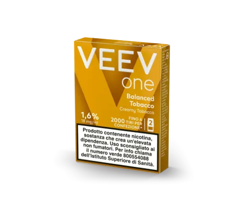 VEEV ONE Pod Balanced Tobacco – 18 mg nicotine – 1000 puffs