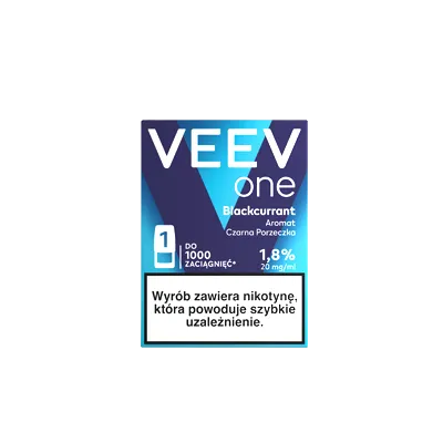 VEEV ONE Pod Blackcurrant – 20 mg nicotine – 1000 puffs