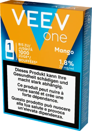 VEEV ONE Pod Mango – 20 mg nicotine – 1000 puffs