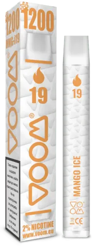 VOOM #1200 19 Mango Ice - 2% nicotine