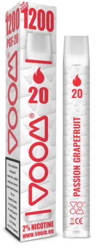 VOOM #1200 20 Passion Grapefruit - 2% nicotine